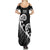 Kia Mau Ki To Ukaipo Summer Maxi Dress Te Reo Maori Koru Fern Art