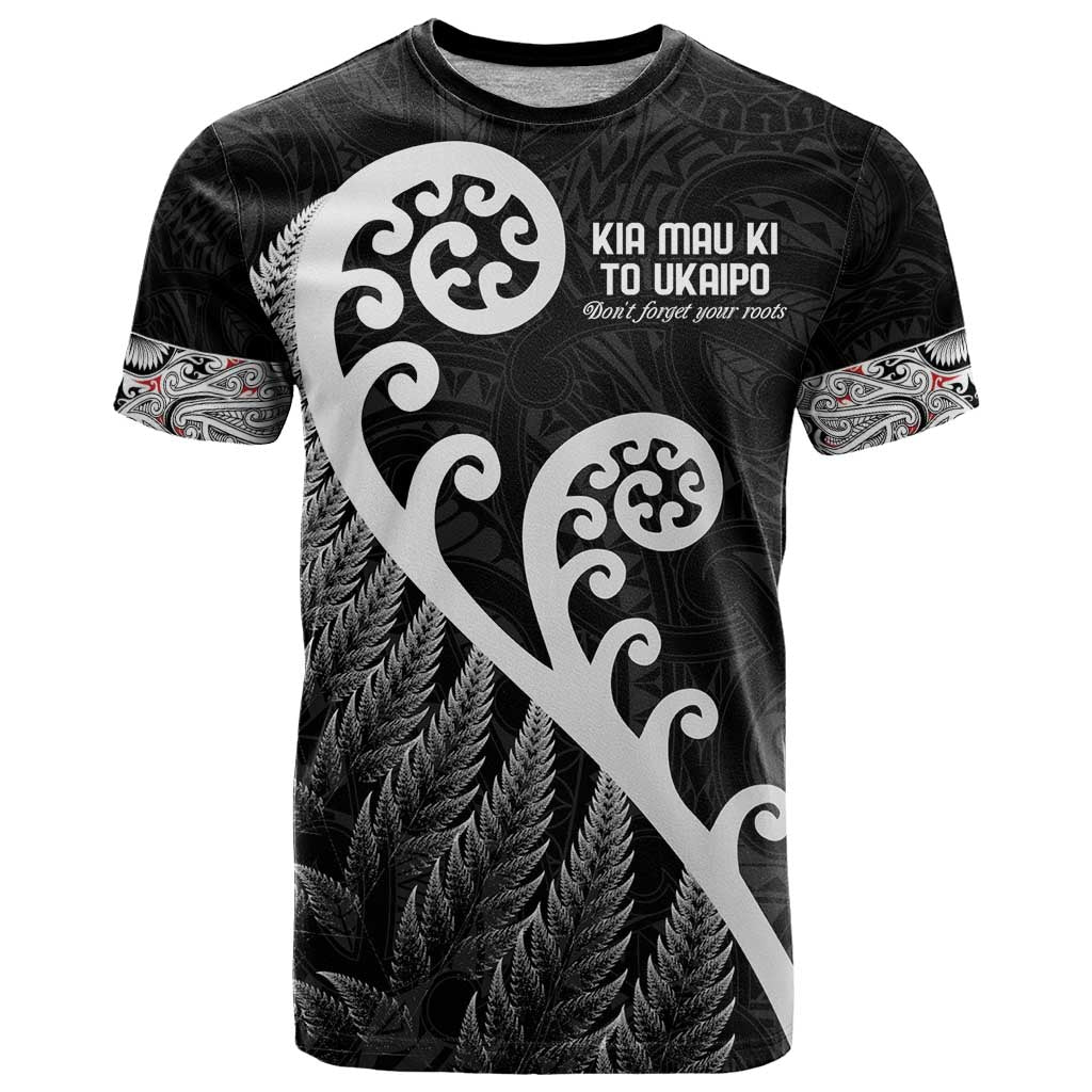Kia Mau Ki To Ukaipo T Shirt Te Reo Maori Koru Fern Art