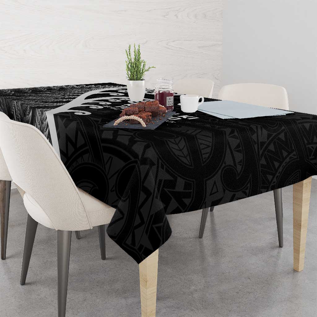 Kia Mau Ki To Ukaipo Tablecloth Te Reo Maori Koru Fern Art LT9 - Polynesian Pride