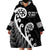 Kia Mau Ki To Ukaipo Wearable Blanket Hoodie Te Reo Maori Koru Fern Art