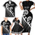 Kia Ora Maori Language Family Matching Short Sleeve Bodycon Dress and Hawaiian Shirt Te Reo Maori Koru Fern Art