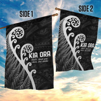 Kia Ora Maori Language Garden Flag Te Reo Maori Koru Fern Art LT9 - Polynesian Pride