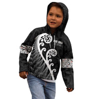 Kia Ora Maori Language Kid Hoodie Te Reo Maori Koru Fern Art