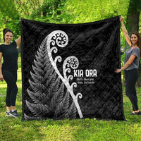 Kia Ora Maori Language Quilt Te Reo Maori Koru Fern Art