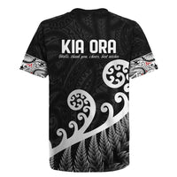 Kia Ora Maori Language Rugby Jersey Te Reo Maori Koru Fern Art LT9 - Polynesian Pride
