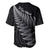 New Zealand Te Reo Māori Baseball Jersey Simple Black Fern