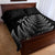 New Zealand Te Reo Māori Quilt Bed Set Simple Black Fern