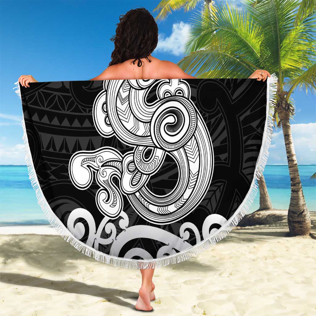 Te Reo Maori Tiki Inspired Art Beach Blanket LT9 - Polynesian Pride