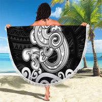 Te Reo Maori Tiki Inspired Art Beach Blanket LT9 - Polynesian Pride