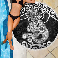 Te Reo Maori Tiki Inspired Art Beach Blanket LT9 - Polynesian Pride