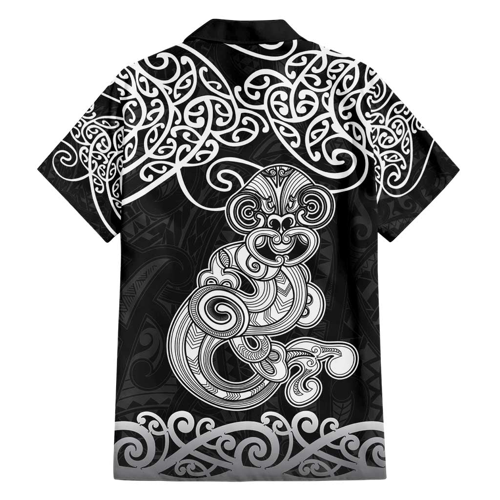 Te Reo Maori Tiki Inspired Art Family Matching Short Sleeve Bodycon Dress and Hawaiian Shirt LT9 - Polynesian Pride