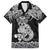 Te Reo Maori Tiki Inspired Art Family Matching Summer Maxi Dress and Hawaiian Shirt