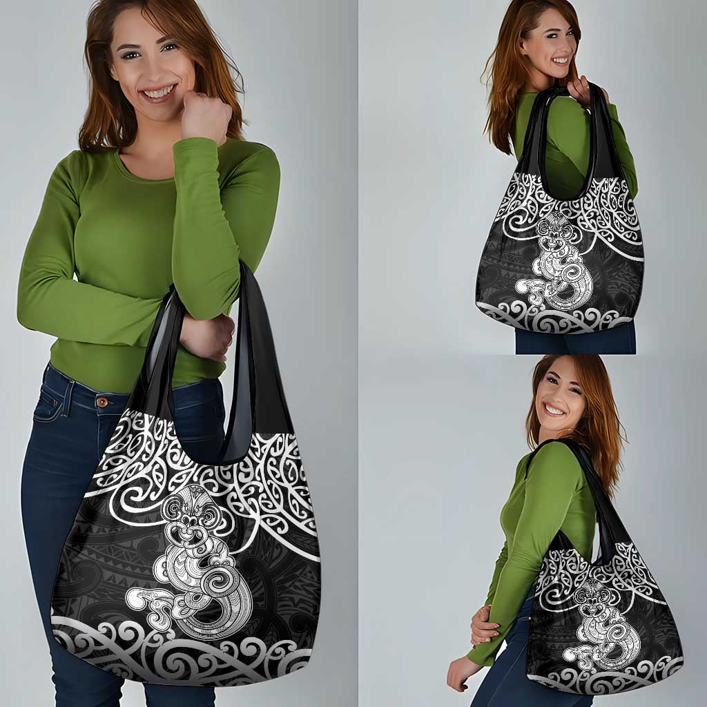 Te Reo Maori Tiki Inspired Art Grocery Bag LT9 - Polynesian Pride
