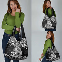 Te Reo Maori Tiki Inspired Art Grocery Bag LT9 - Polynesian Pride
