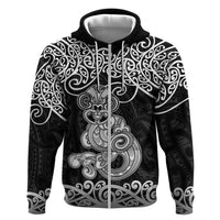 Te Reo Maori Tiki Inspired Art Hoodie