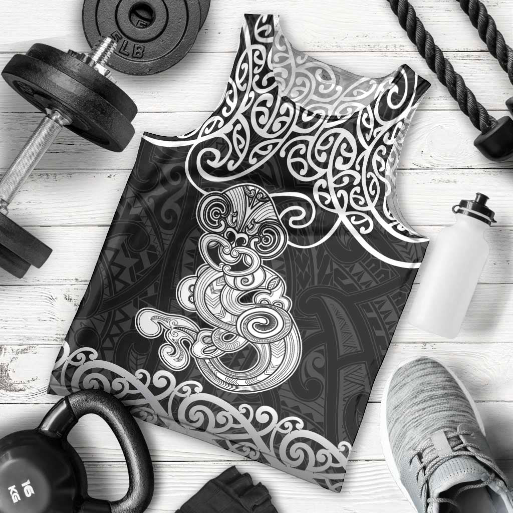 Te Reo Maori Tiki Inspired Art Men Tank Top LT9 - Polynesian Pride