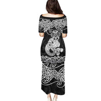 Te Reo Maori Tiki Inspired Art Puletasi LT9 - Polynesian Pride