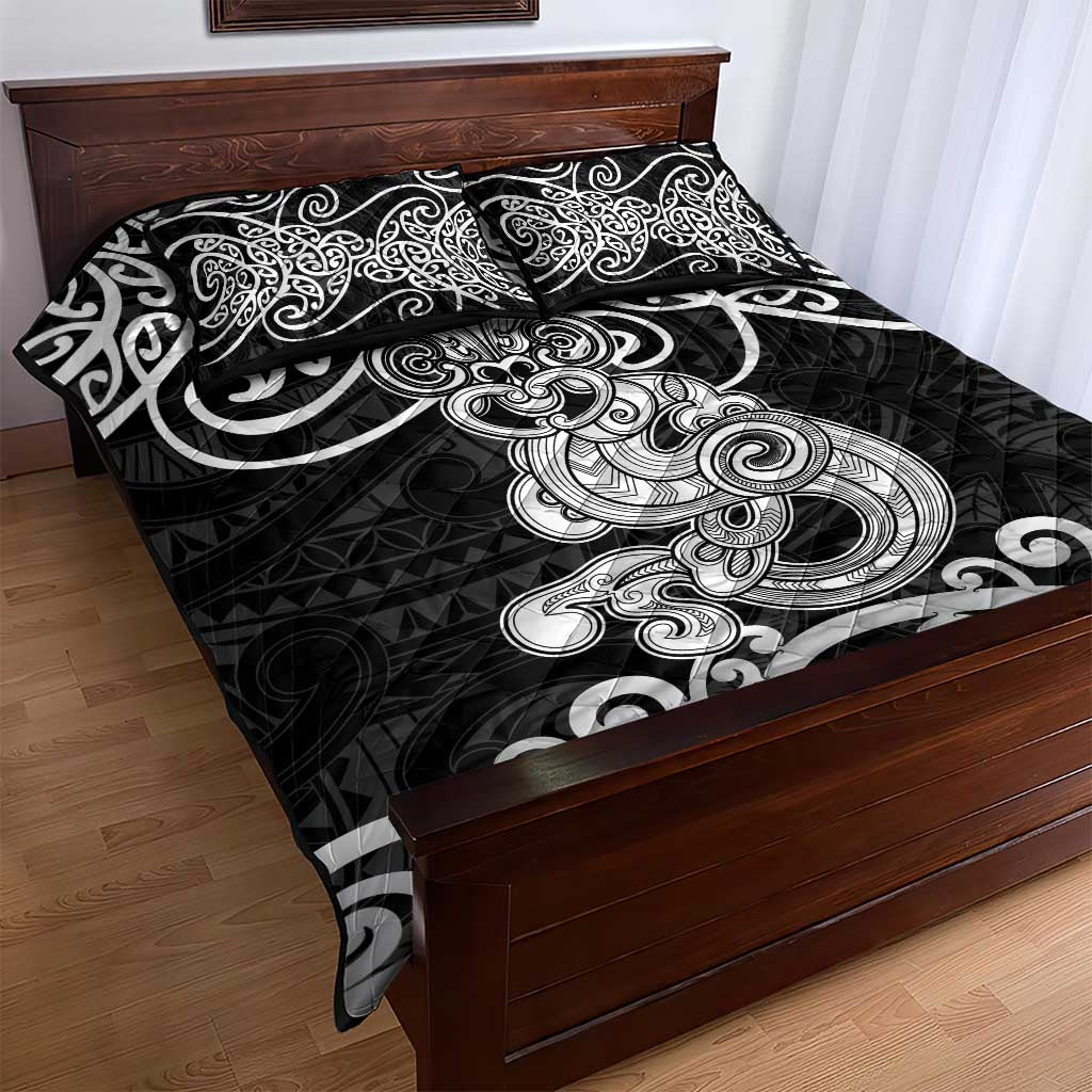 Te Reo Maori Tiki Inspired Art Quilt Bed Set LT9 - Polynesian Pride
