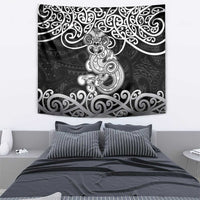 Te Reo Maori Tiki Inspired Art Tapestry