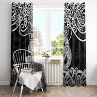 Te Reo Maori Tiki Inspired Art Window Curtain LT9 - Polynesian Pride
