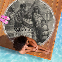Whanau Maori Language Beach Blanket Te Reo Maori Inspired Art LT9 - Polynesian Pride