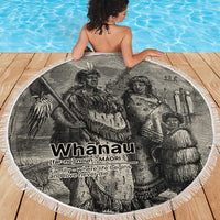 Whanau Maori Language Beach Blanket Te Reo Maori Inspired Art LT9 - Polynesian Pride