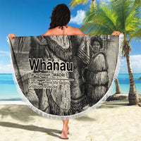 Whanau Maori Language Beach Blanket Te Reo Maori Inspired Art LT9 - Polynesian Pride