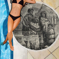 Whanau Maori Language Beach Blanket Te Reo Maori Inspired Art LT9 - Polynesian Pride