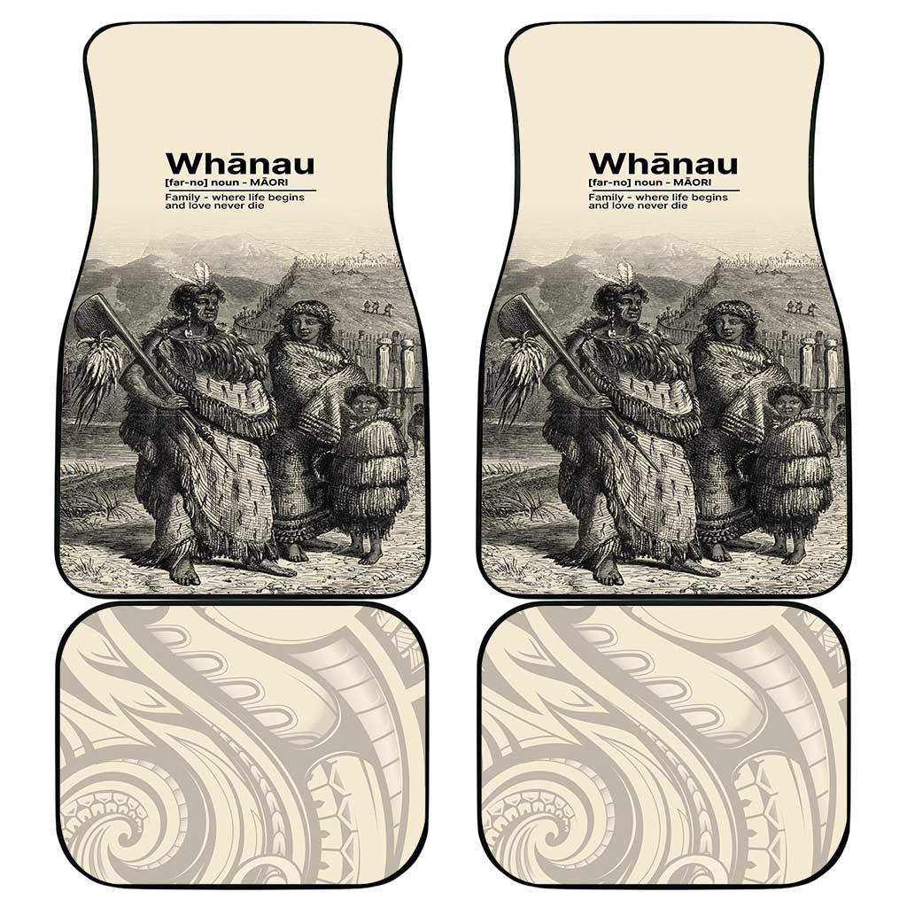 Whanau Maori Language Car Mats Te Reo Maori Inspired Art LT9 - Polynesian Pride