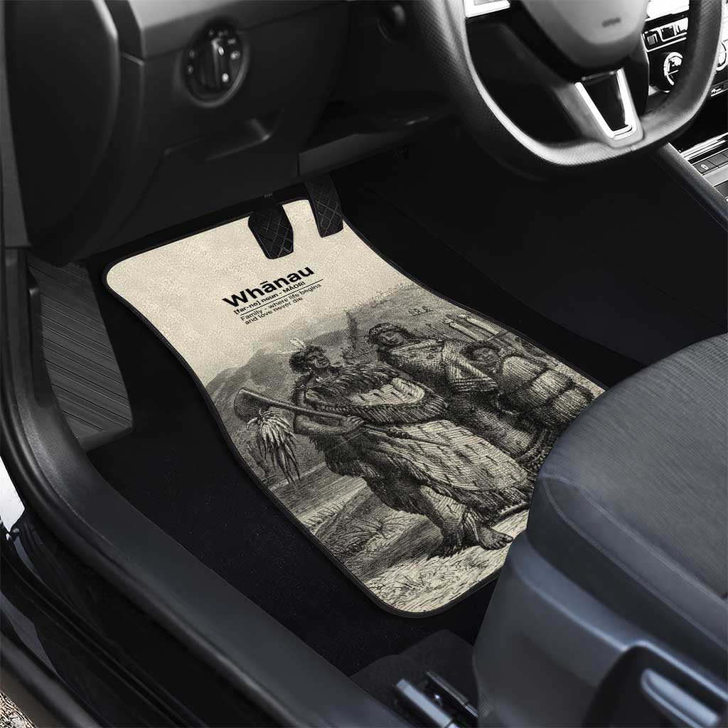 Whanau Maori Language Car Mats Te Reo Maori Inspired Art LT9 - Polynesian Pride