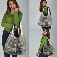 Whanau Maori Language Grocery Bag Te Reo Maori Inspired Art LT9 - Polynesian Pride