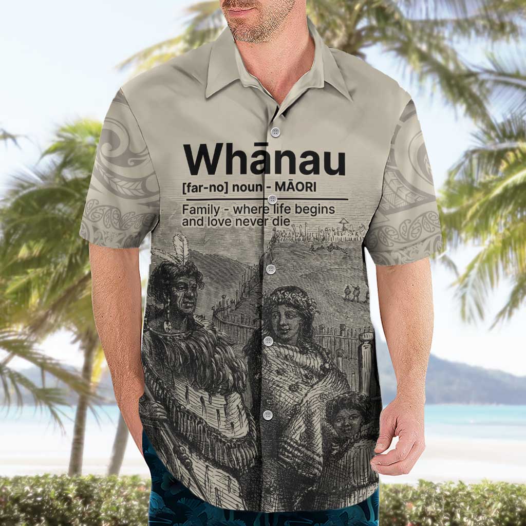 Whanau Maori Language Hawaiian Shirt Te Reo Maori Inspired Art LT9 - Polynesian Pride
