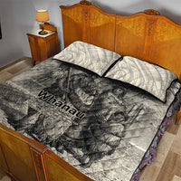 Whanau Maori Language Quilt Bed Set Te Reo Maori Inspired Art LT9 - Polynesian Pride