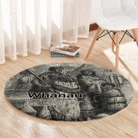 Whanau Maori Language Round Carpet Te Reo Maori Inspired Art