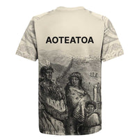 Whanau Maori Language Rugby Jersey Te Reo Maori Inspired Art LT9 - Polynesian Pride