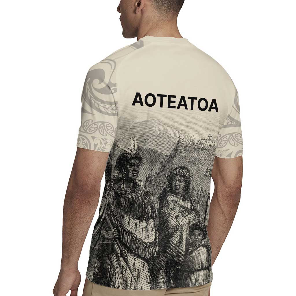Whanau Maori Language Rugby Jersey Te Reo Maori Inspired Art LT9 - Polynesian Pride