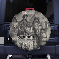 Whanau Maori Language Spare Tire Cover Te Reo Maori Inspired Art LT9 - Polynesian Pride