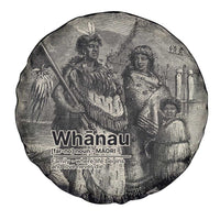 Whanau Maori Language Spare Tire Cover Te Reo Maori Inspired Art LT9 - Polynesian Pride