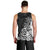 Polynesian Sunset Plumeria Men Tank Top Pacific Island Tribal Black Style LT9 - Polynesian Pride