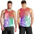 Polynesian Sunset Plumeria Men Tank Top Pacific Island Tribal Blossom Style LT9 - Polynesian Pride