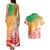 Polynesian Sunset Plumeria Couples Matching Tank Maxi Dress and Hawaiian Shirt Pacific Island Tribal Reggae Style LT9 - Polynesian Pride