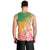 Polynesian Sunset Plumeria Men Tank Top Pacific Island Tribal Reggae Style LT9 - Polynesian Pride