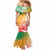 Polynesian Sunset Plumeria Mermaid Dress Pacific Island Tribal Reggae Style LT9 - Polynesian Pride