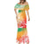 Polynesian Sunset Plumeria Mermaid Dress Pacific Island Tribal Reggae Style LT9 - Polynesian Pride