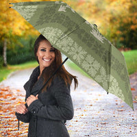 Hawaiian Quilt Pattern Umbrella Lime Hawaii Culture Tropical - Polynesian Pride