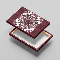 Palm Leaf Quilt Pattern Canvas Wall Art Hawaii Culture Floral - Polynesian Pride