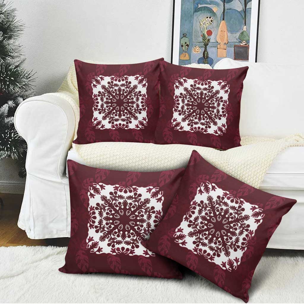 Palm Leaf Quilt Pattern Pillow Cover Hawaii Culture Floral - Polynesian Pride