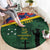 Personalised Solomon Islands Remembrance Day Round Carpet We Will Remember Them with Camouflage Style