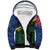 Personalised Solomon Islands Remembrance Day Sherpa Hoodie We Will Remember Them with Camouflage Style