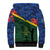 Personalised Solomon Islands Remembrance Day Sherpa Hoodie We Will Remember Them with Camouflage Style